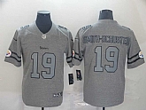 Nike Steelers 19 JuJu Smith-Schuster 2019 Gray Gridiron Gray Vapor Untouchable Limited Jersey,baseball caps,new era cap wholesale,wholesale hats